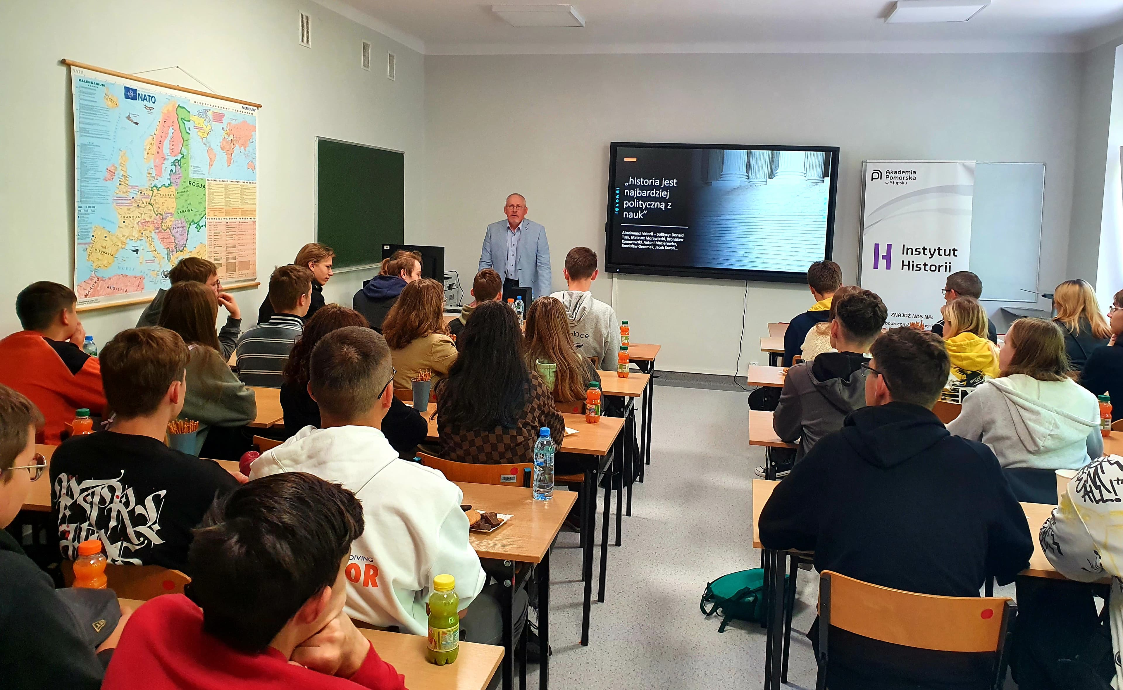 Wizyta uczniów z Zespołu Szkół Ogólnokształcących i Technicznych w Miastku