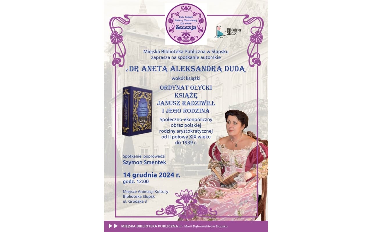 Spotkanie autorskie z Anetą Aleksandrą Dudą, doktorem wypromowanym w Instytucie Historii UP