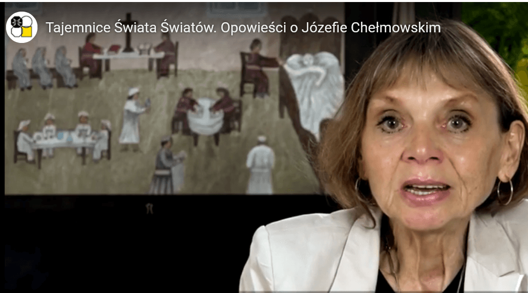 Prof. Elżbieta Kal uczestniczyła w nagraniu filmu o Józefie Chełmowskim