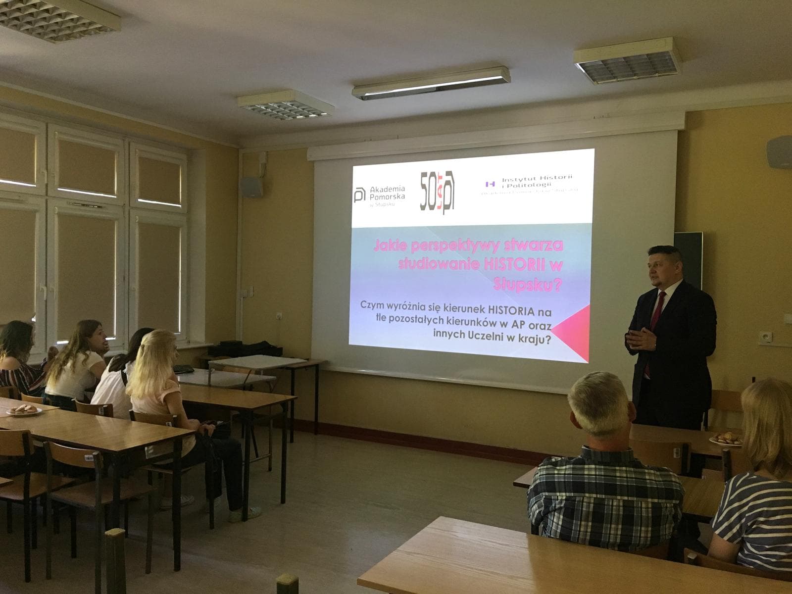 Wizyta uczniów z Zespołu Szkół Ponadgimnazjalnych w Łodzierzy