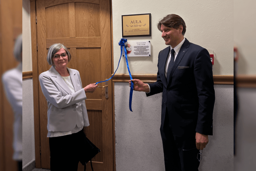 Uroczyste otwarcie Auli im. Rektora prof. dra hab. Jerzego Hauzińskiego