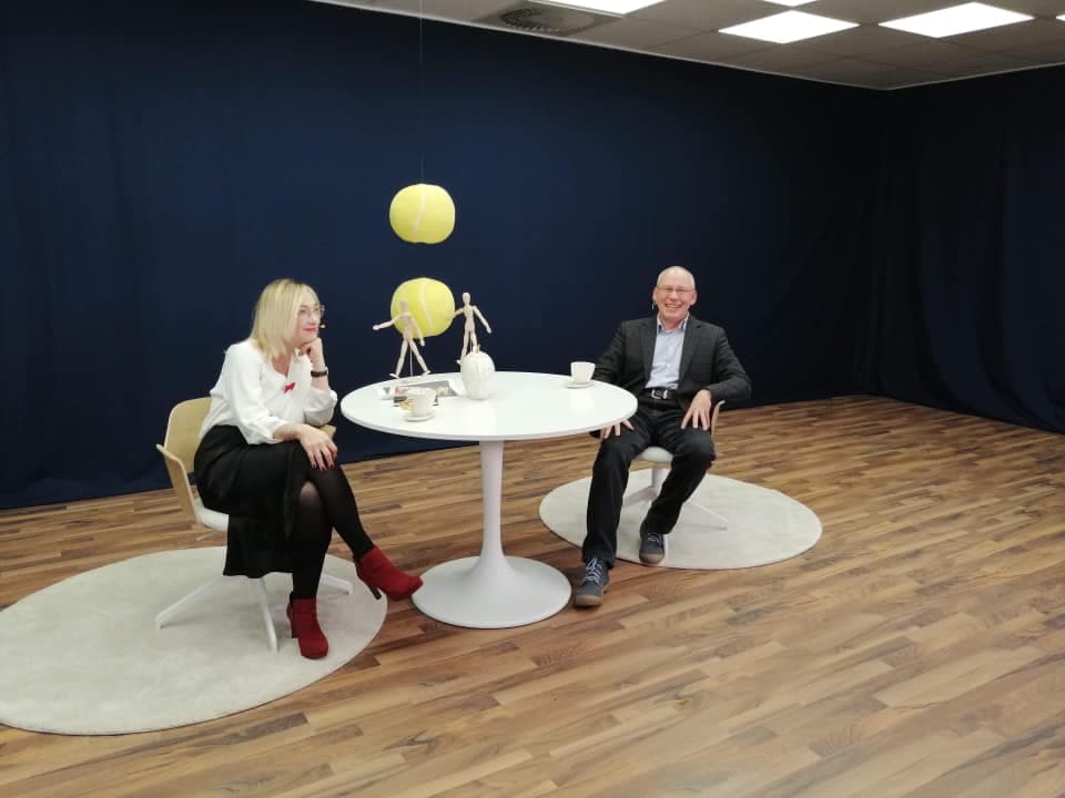 Wywiad prof. Wojciecha Skóry dla TV Polonia w Essen