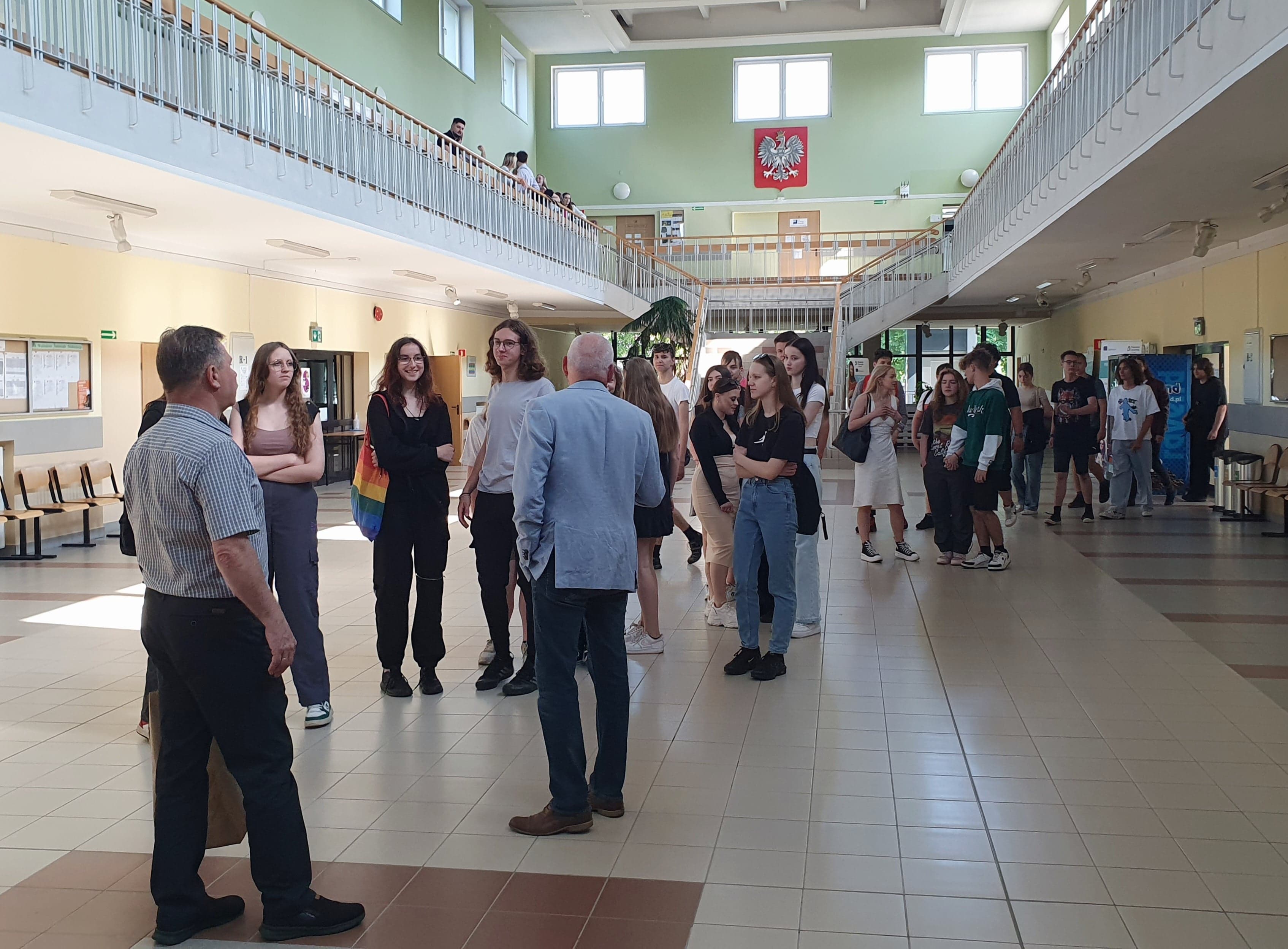 Wizyta nauczycieli i uczniów z Miastka