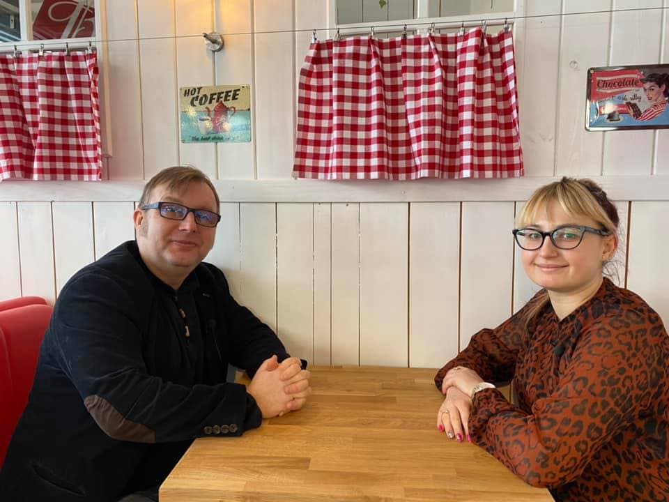 Mgr Patrycja Jędrzejewska w „Zimowej Redakcji TV Słupsk”