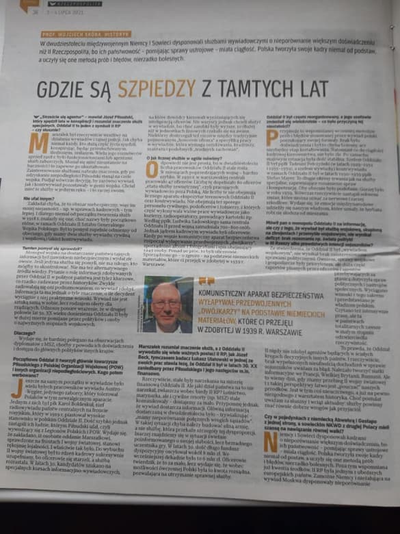 Obszerny wywiad prof. Wojciecha Skóry dla "Rzeczpospolitej"
