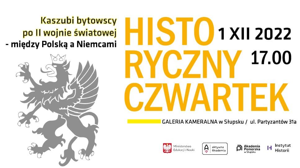 Zapraszamy na kolejny Słupski Historyczny Czwartek
